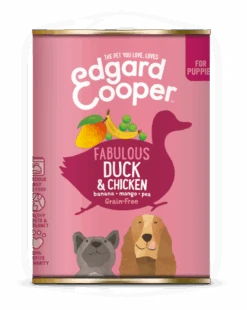 Edgard & Cooper Hondenvoer Puppy Eend En Kip 400 Gr