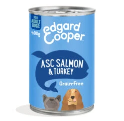 Edgard & Cooper Hondenvoer Adult Zalm En Kalkoen 400 Gr
