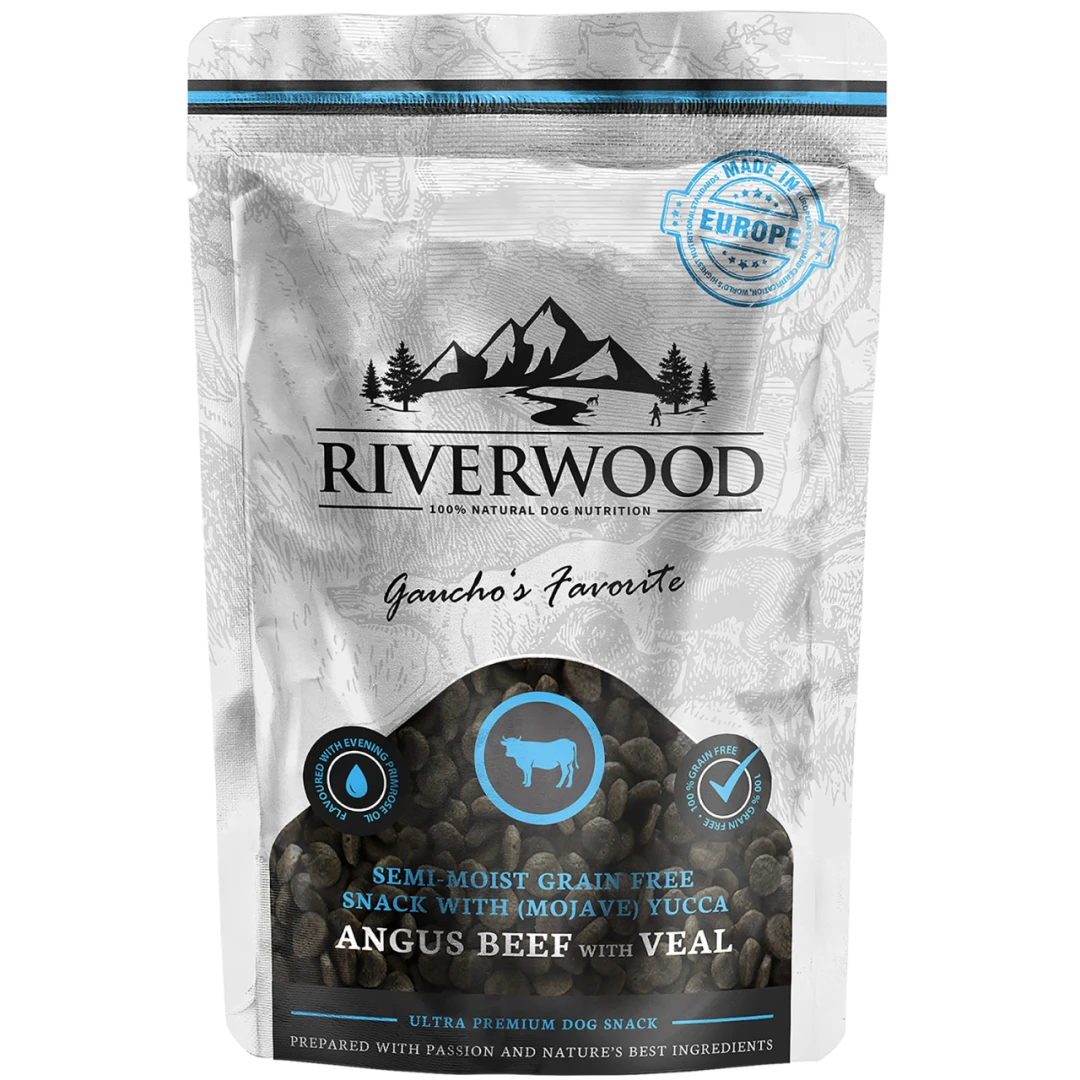 Riverwood Gauchos Favorite Angus Beef & Veal Semi-moist 200 Gr 1 Riverwood Gauchos Favorite Angus Beef & Veal Semi-moist 200 Gr