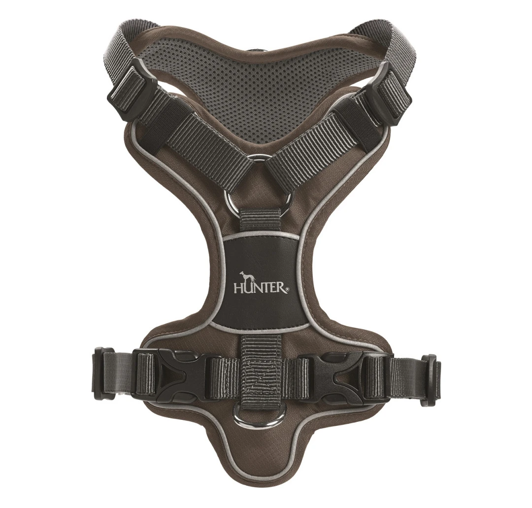 Hunter Hondentuig Divo Bruin/Grijs 2 Hunter Hondentuig Divo Bruin/Grijs - Afbeelding 2