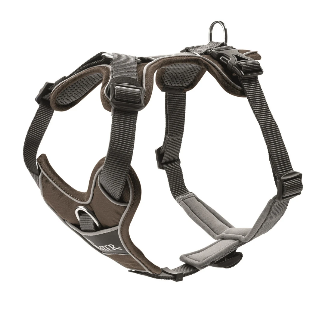 Hunter Hondentuig Divo Bruin/Grijs 1 Hunter Hondentuig Divo Bruin/Grijs