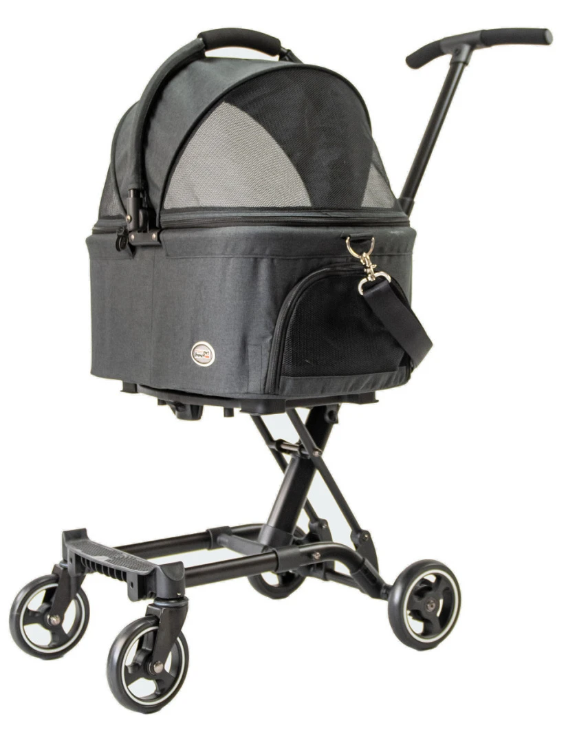 Innopet Hondenbuggy City Hopper Black 1 Innopet Hondenbuggy City Hopper Black