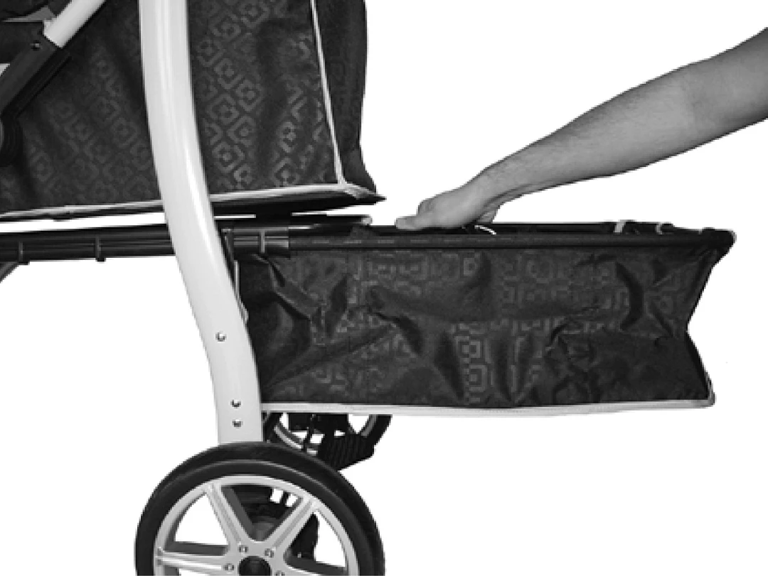 Innopet Hondenbuggy Monaco Black 2 Innopet Hondenbuggy Monaco Black - Afbeelding 2