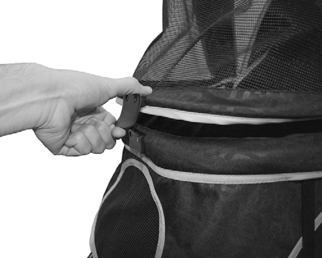 Innopet Hondenbuggy Monaco Black 3 Innopet Hondenbuggy Monaco Black - Afbeelding 3