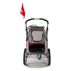 Innopet Sporty Dog Trailer Deluxe Red/white -Beeztees Winkel IPS 056AT 3 web