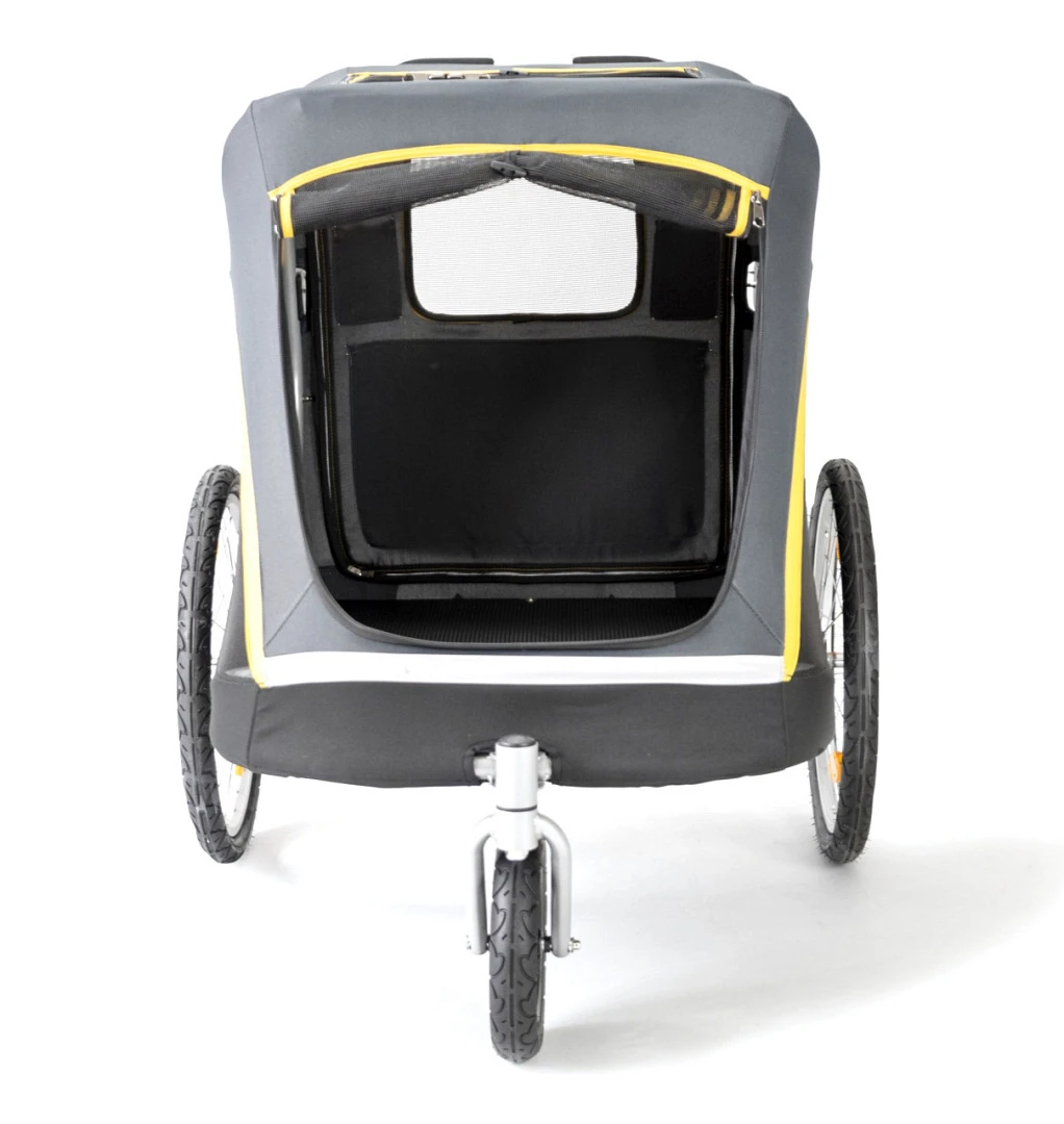 Innopet Hondenfietskar/-buggy Set Hercules Grey/Yellow 2 Innopet Hondenfietskar/-buggy Set Hercules Grey/Yellow - Afbeelding 2
