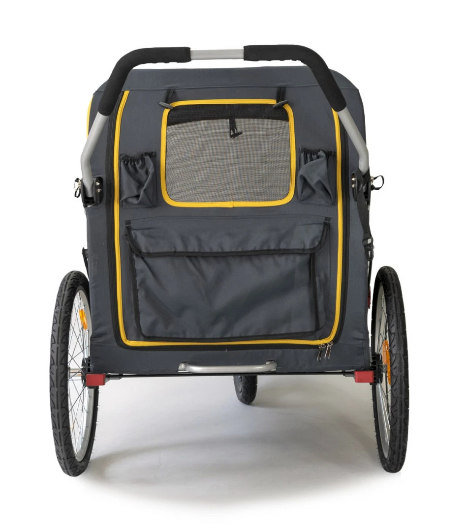Innopet Hondenfietskar/-buggy Set Hercules Grey/Yellow 3 Innopet Hondenfietskar/-buggy Set Hercules Grey/Yellow - Afbeelding 3