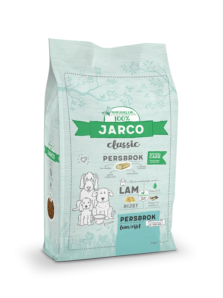 Jarco Hondenvoer Classic Persbrok Lam/rijst 12,5 Kg 1 Jarco Hondenvoer Classic Persbrok Lam/rijst 12,5 Kg