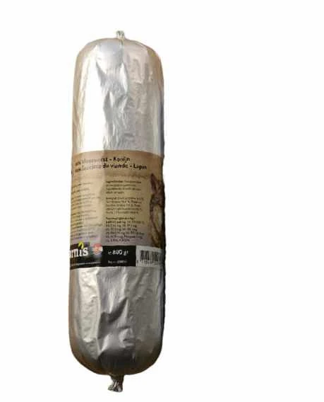 Carnis Gestoomde Worst Konijn 400 Gr 1 Carnis Gestoomde Worst Konijn 400 Gr