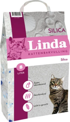 Linda Kattenbakvulling Silica 8 Ltr