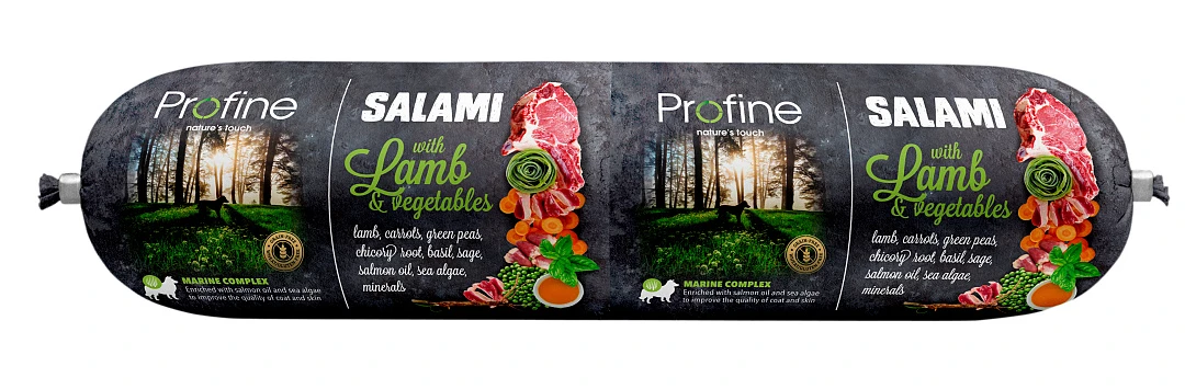 Profine SALAMI Lam Met Groenten 800 Gr 1 Profine SALAMI Lam Met Groenten 800 Gr