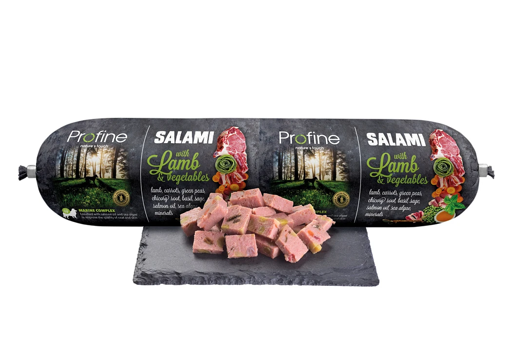 Profine SALAMI Lam Met Groenten 800 Gr 2 Profine SALAMI Lam Met Groenten 800 Gr - Afbeelding 2