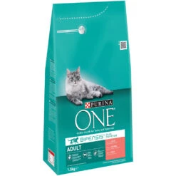 Purina One Kattenvoer Adult Zalm En Volkoren Granen 1,5 Kg