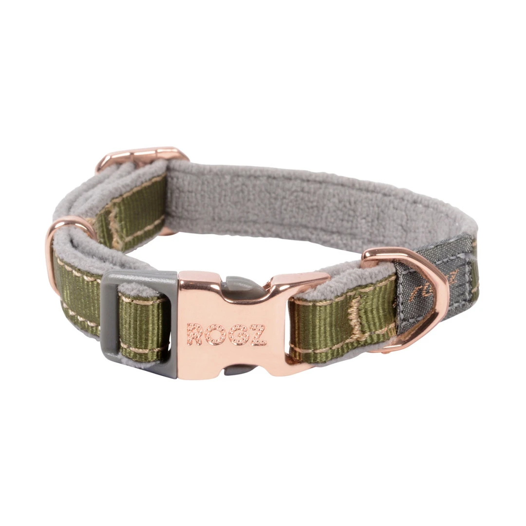 Rogz Halsband Urban Olive Twist 2 Rogz Halsband Urban Olive Twist - Afbeelding 2