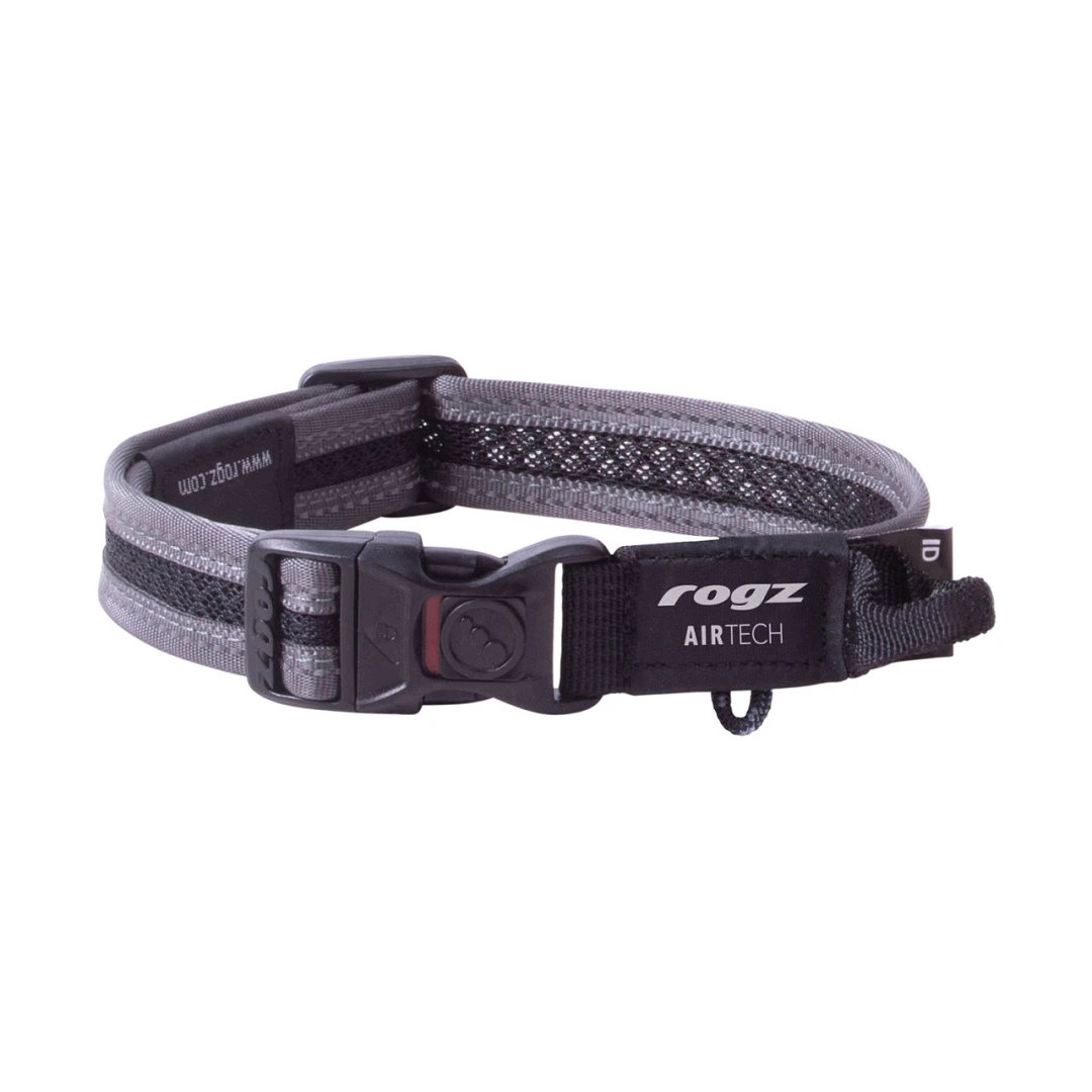 Rogz Halsband AirTech Grijs 1 Rogz Halsband AirTech Grijs