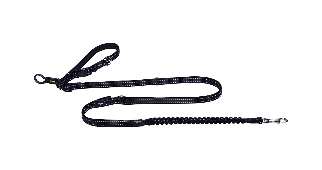 Rogz Hondenlijn Utility Handsfree Zwart 2 Rogz Hondenlijn Utility Handsfree Zwart - Afbeelding 2