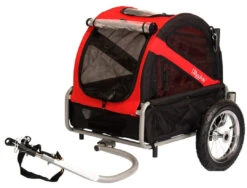 DoggyRide Hondenfietskar Mini Rood/zwart