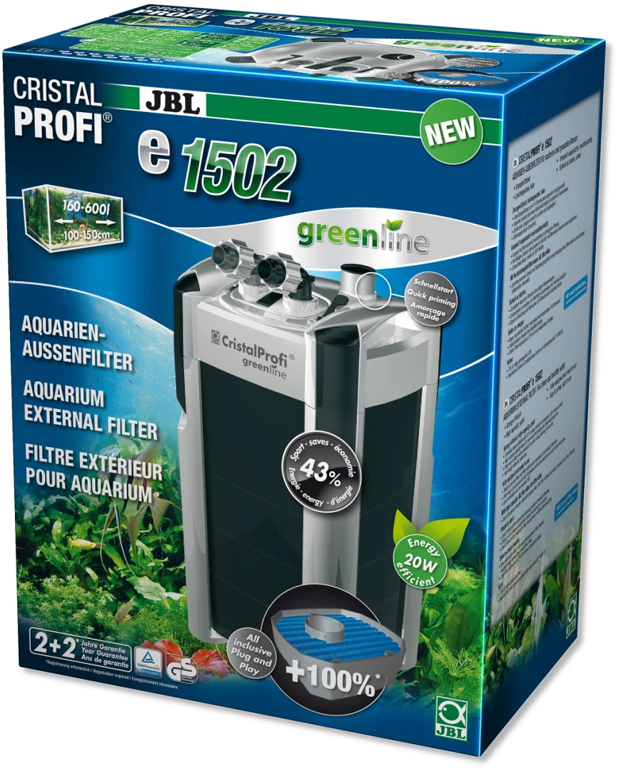 JBL Buitenfilter CristalProfi E1502 Greenline 1 JBL Buitenfilter CristalProfi E1502 Greenline