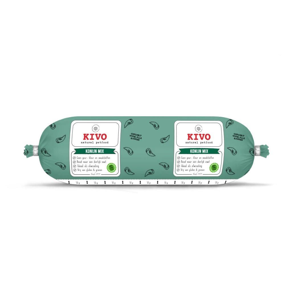 Kivo Hondenvoer Konijn Mix 500 Gr 1 Kivo Hondenvoer Konijn Mix 500 Gr