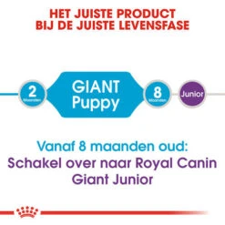 Royal Canin Hondenvoer Giant Puppy 15 Kg -Beeztees Winkel royal canin giant puppy pup hond zeer grote hondenrassen hero image 8