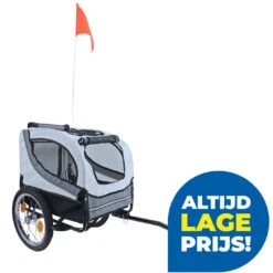 Boon Hondenfietskar Runner 1 Black Edition Grijs/Grijs